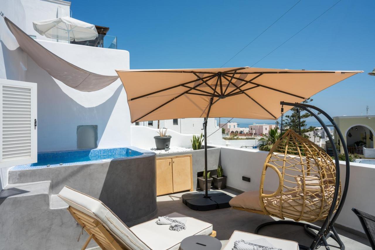 The Muses Of Santorini Private Jacuzzi Suites Vóthon エクステリア 写真